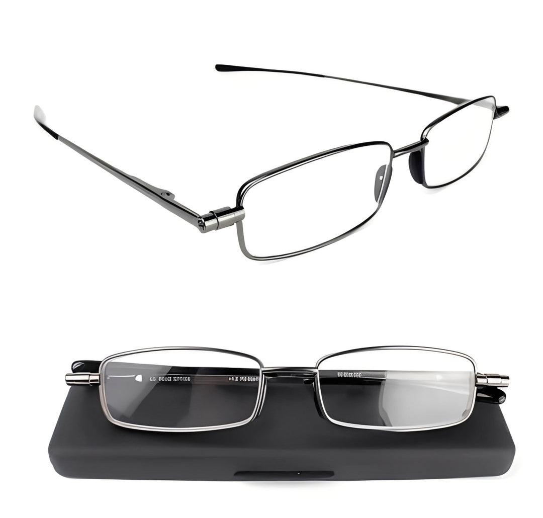 Lightweight Folding Reading Glasses with Compact Design