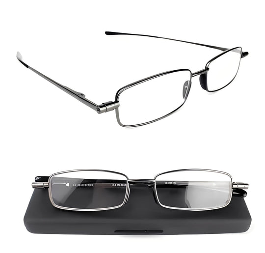 Lightweight Folding Reading Glasses with Compact Design