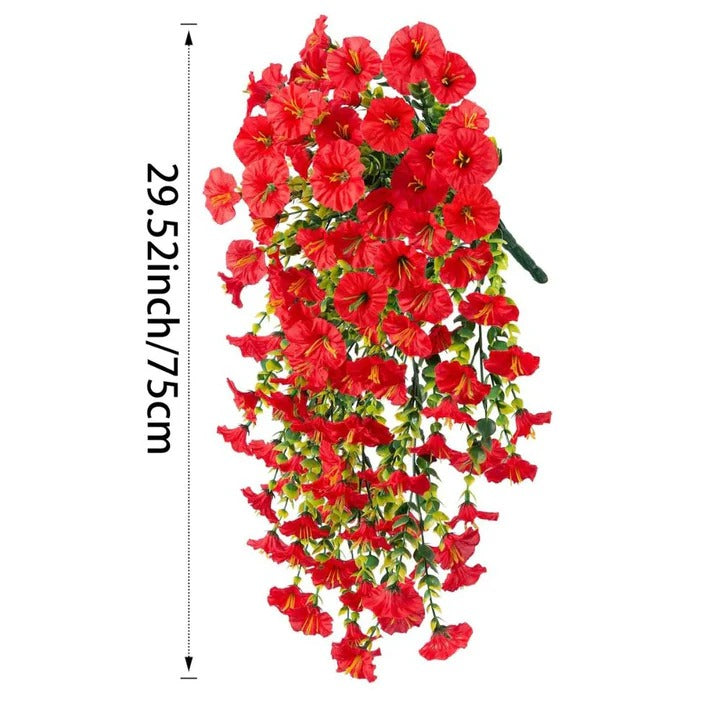 Artificial Morning Glory Hanging Vines for Outdoors