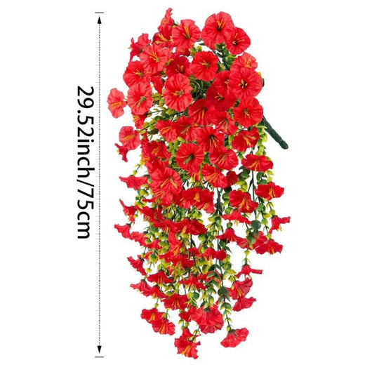 Artificial Morning Glory Hanging Vines for Outdoors
