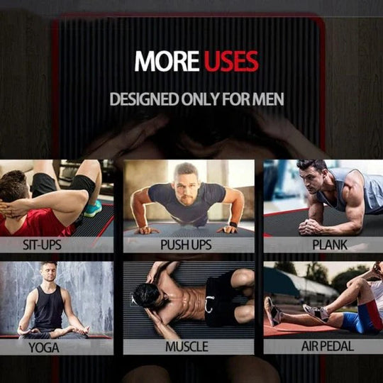 Men’s High-Density Non-Slip Exercise Mat for Home and Gym