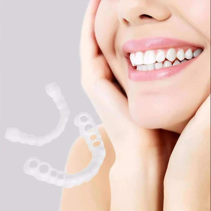 Adjustable Cosmetic Smile Veneers, Upper & Lower Set