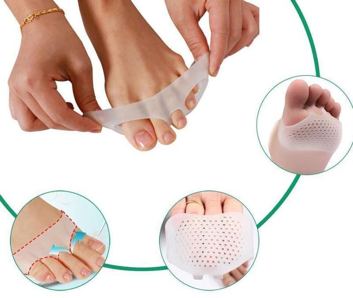 Soft Metatarsal Cushion Pads for Forefoot Support, Set of 2