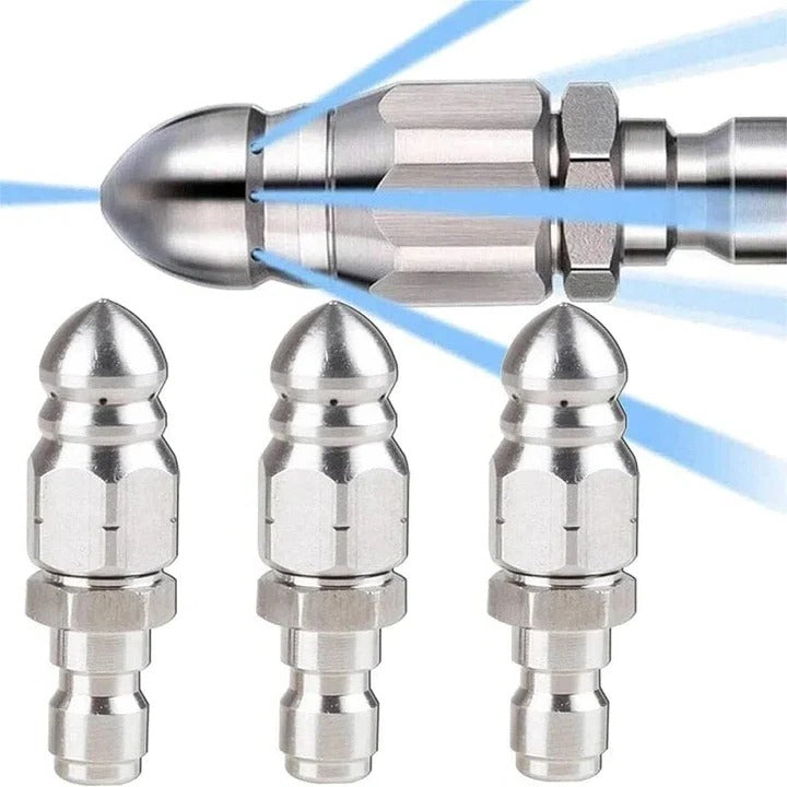 High-Pressure Sewer Jetter Nozzle for Pressure Washers