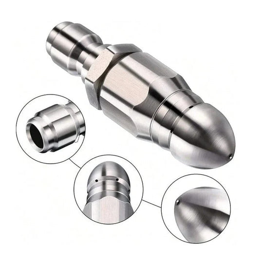 High-Pressure Sewer Jetter Nozzle for Pressure Washers