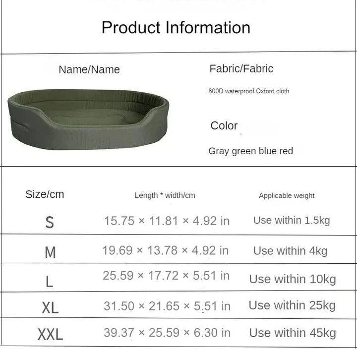 Sustainable Pet Bed Made from Eco-Friendly Materials
