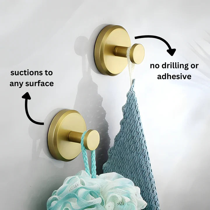 Durable Suction Hooks with Strong Instant Grip
