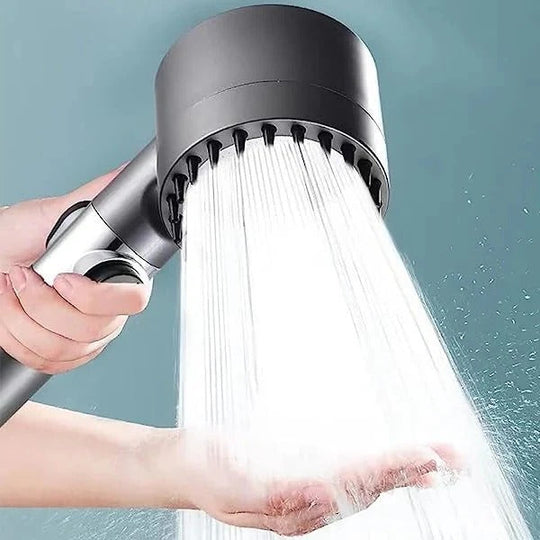 Power Rinse Shower Head with High-Pressure, Easy-Mount Water Saver
