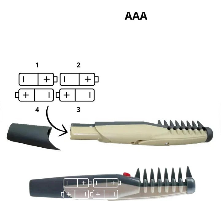Anti-Tangle Pet Grooming Rake for Dogs with Long Hair