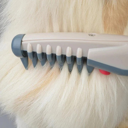 Anti-Tangle Pet Grooming Rake for Dogs with Long Hair