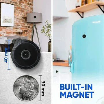 Portable Mini HD Security Camera – Wireless Audio & Video Monitor