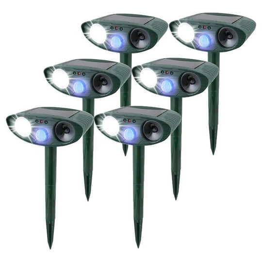 Solar-Powered Rabbit Repeller – Ultrasonic Humane Pest Deterrent