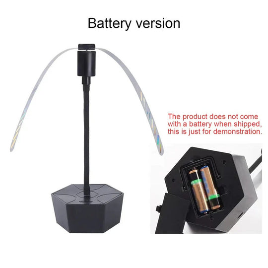 Battery-Powered Fly Deterrent Fan for Picnic Tables