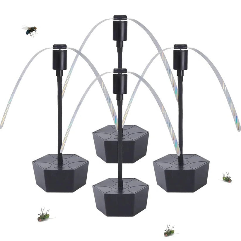 Battery-Powered Fly Deterrent Fan for Picnic Tables