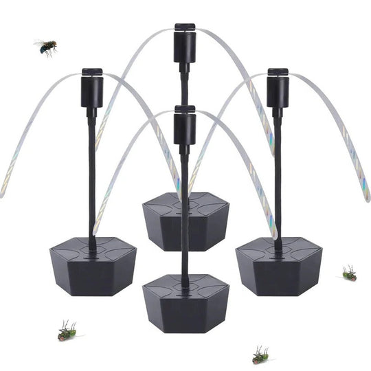 Battery-Powered Fly Deterrent Fan for Picnic Tables
