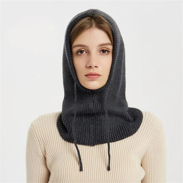 Fine Cashmere Slouchy Hat, Soft Winter Knit for Cold Weather