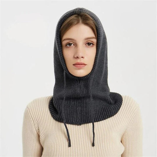 Fine Cashmere Slouchy Hat, Soft Winter Knit for Cold Weather