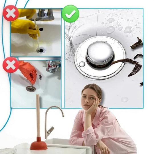 Odour Isolation Pop Up Sink Stopper