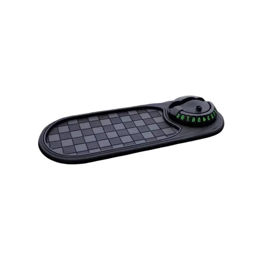 Universal Car Phone Holder with Anti-Slip Dash Mat
