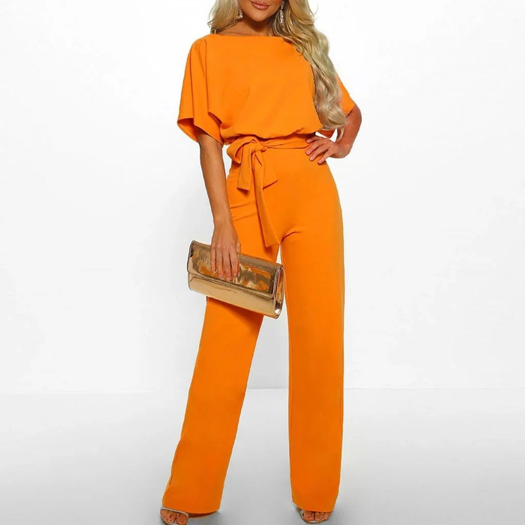 Women's Jumpsuit Outfit, Solid Colour Jumpsuit