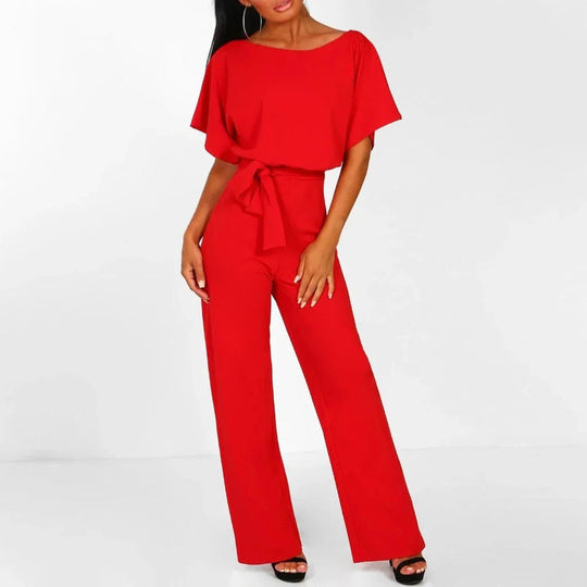 Women's Jumpsuit Outfit, Solid Colour Jumpsuit