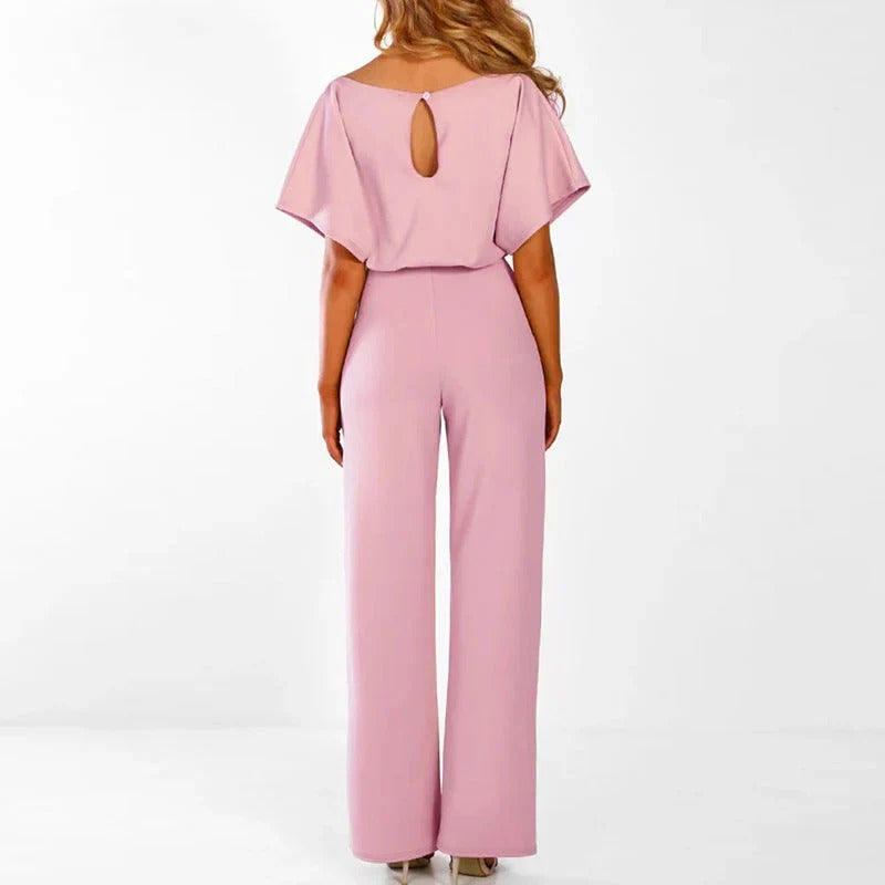 Women's Jumpsuit Outfit, Solid Colour Jumpsuit