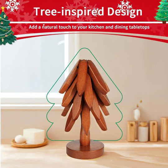 Wooden Pot Stand with Heat-Resistant Surface