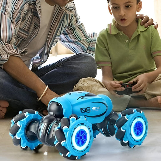 Remote-Controlled Vehicle with Multi-Directional Wheel Design