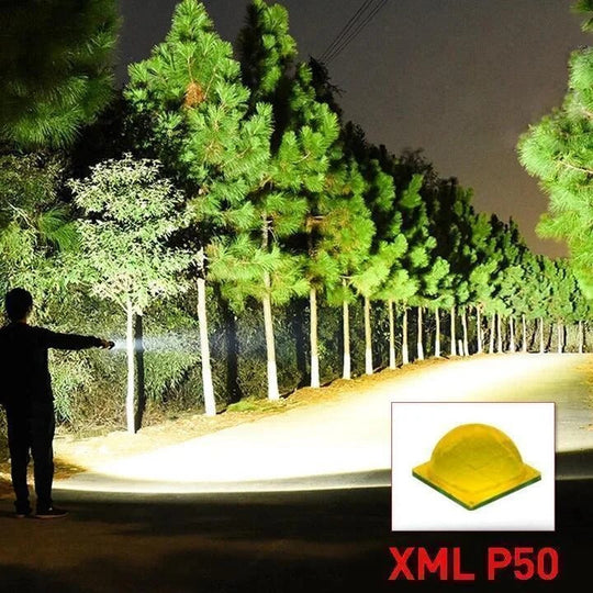 LED Torch Flashlight with XHP50 LED Chip