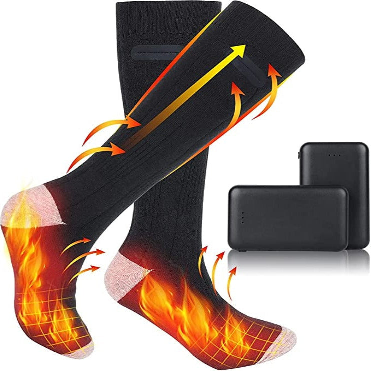 Soft Knit Heated Socks Electric Foot Warmers