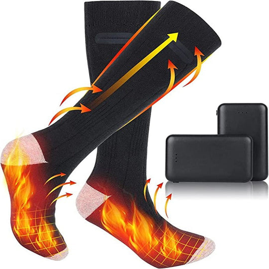 Soft Knit Heated Socks Electric Foot Warmers