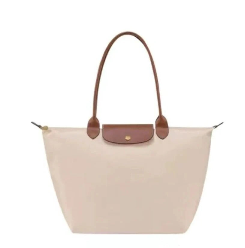 Top Handle Bag with Gold Tone Hardware