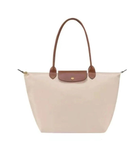 Top Handle Bag with Gold Tone Hardware