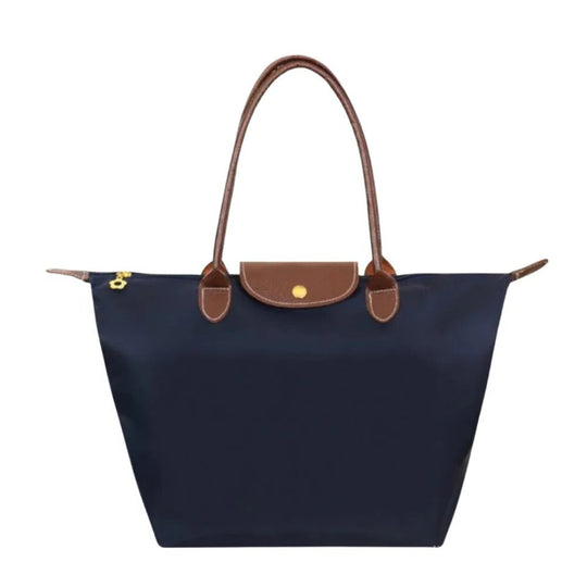 Top Handle Bag with Gold Tone Hardware