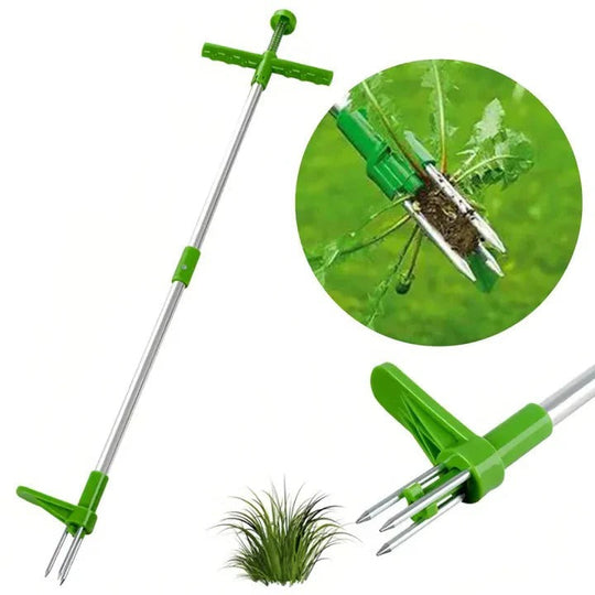 Foot Pedal Weed Puller Tool with Long Handle