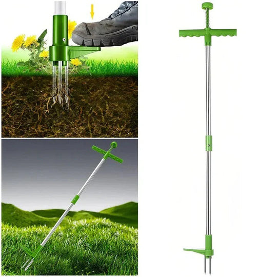 Foot Pedal Weed Puller Tool with Long Handle
