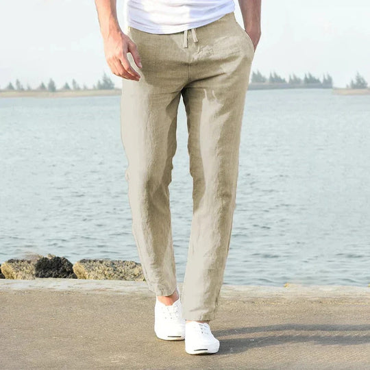 Men’s Linen Casual Trousers for Spring and Summer