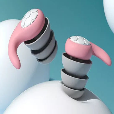 Reusable Silicone Earplugs with Storage Case