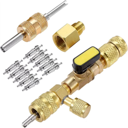 HVAC Valve Tool, Dual Size Core Installer and Extractor