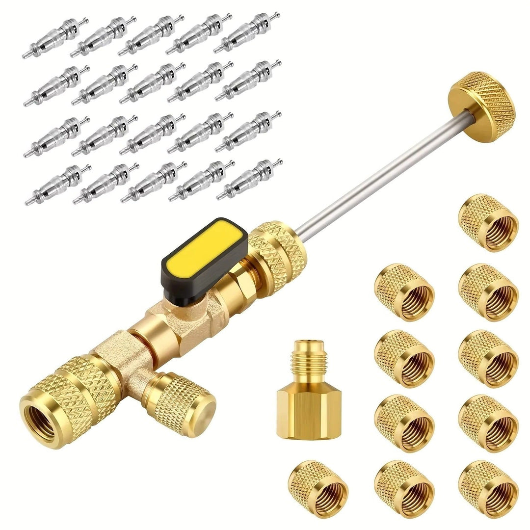HVAC Valve Tool, Dual Size Core Installer and Extractor