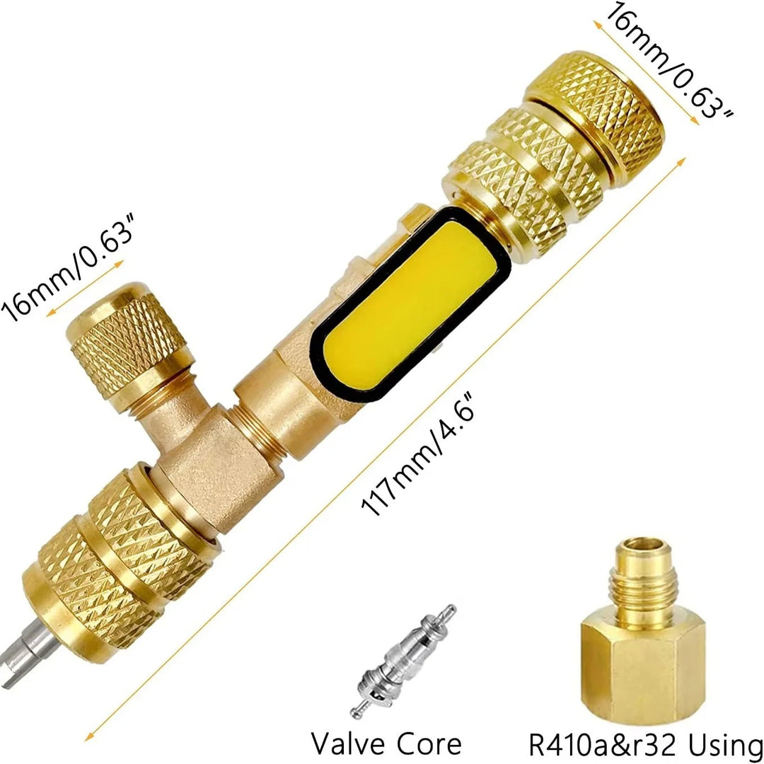 HVAC Valve Tool, Dual Size Core Installer and Extractor