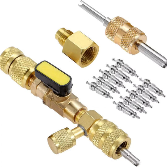 HVAC Valve Tool, Dual Size Core Installer and Extractor