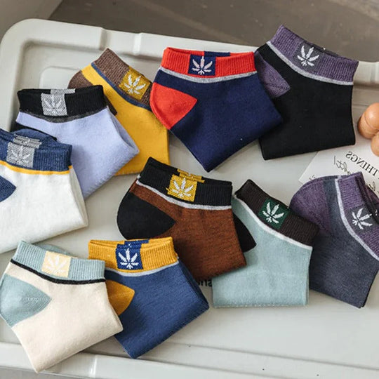 Men’s Polyester Ankle Socks, 20 Pair Assorted Pack