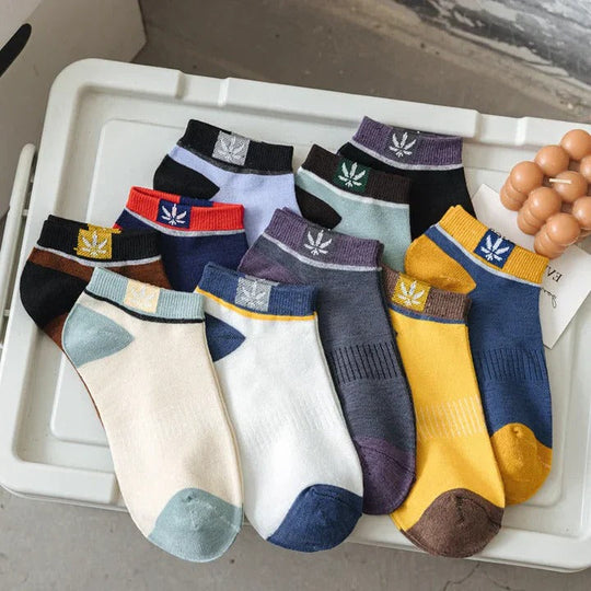 Men’s Polyester Ankle Socks, 20 Pair Assorted Pack