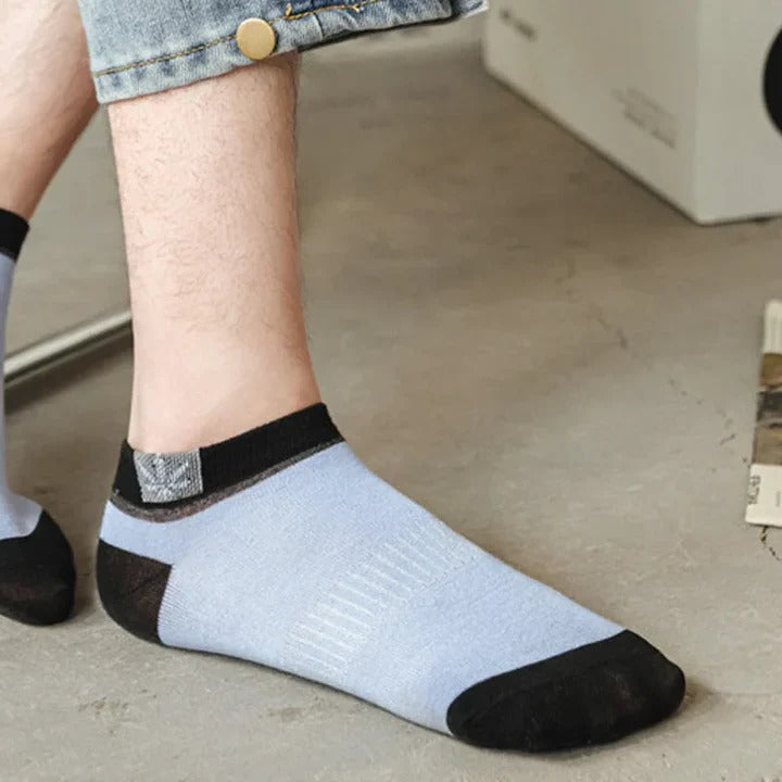 Men’s Polyester Ankle Socks, 20 Pair Assorted Pack