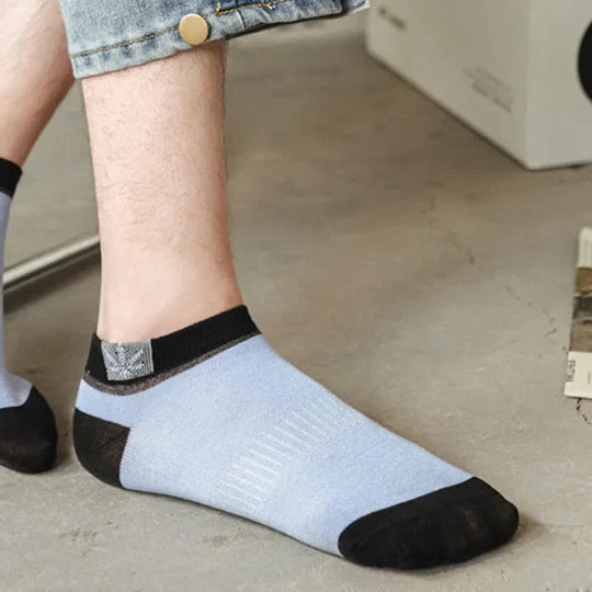 Men’s Polyester Ankle Socks, 20 Pair Assorted Pack