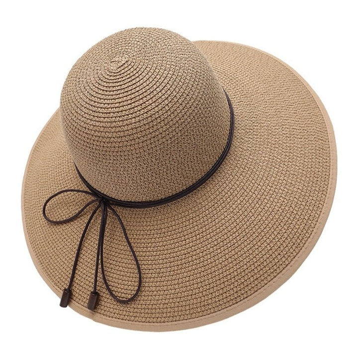 Women’s Wide Brim Hat With Adjustable Fit and Foldable Design