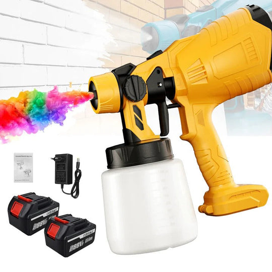 Cordless Handheld Paint Sprayer With Adjustable Spray Settings