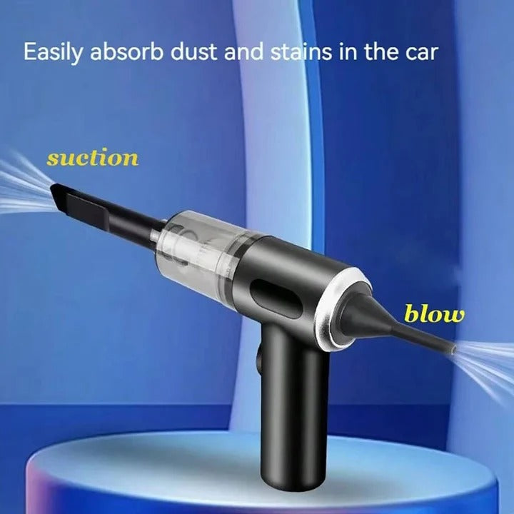 Cordless Handheld Car Vacuum with USB Charging
