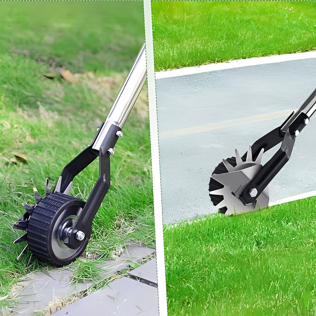 Manual Wheel Lawn Edger With Adjustable Handle Length